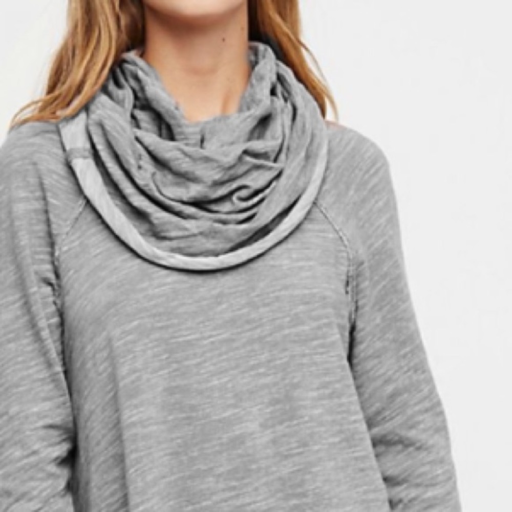 Oversized Cowl Neck Pullover TOP Sweater Tunic NEW - Picture 2 of 5